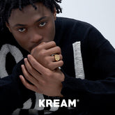 KREAM gold plated diamond ring - COPPING THREADS - KREAM